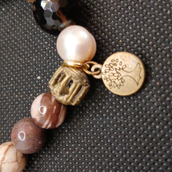 Tree of life jasper zebra bracelet - Picture 2 of 4